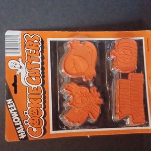 Halloween Cookie Cutters Owl Ghost Pumpkin Baking Vintage